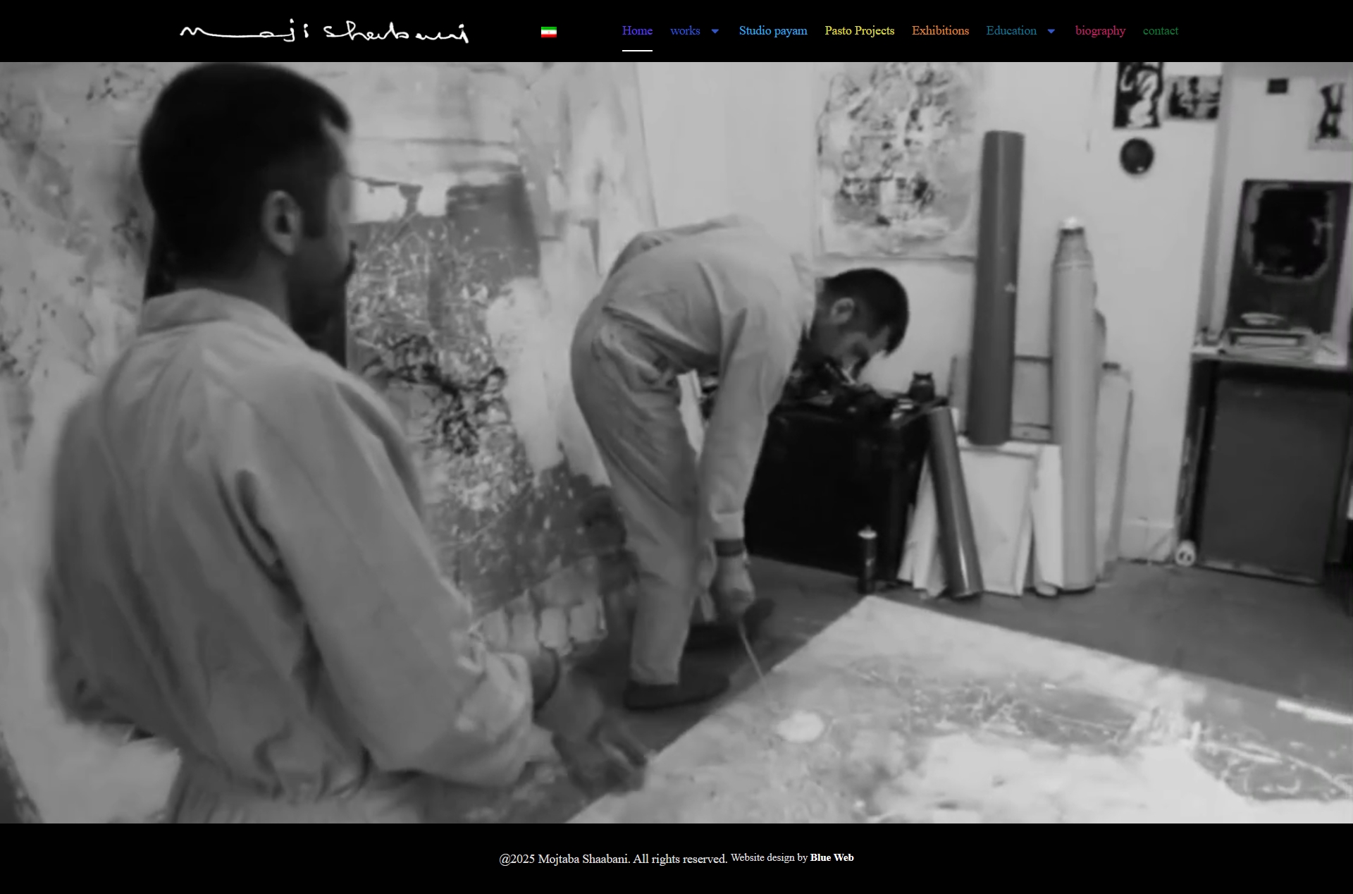 طراحی سایت آقای مجتبی شعبانی