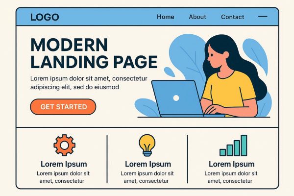 طراحی صفحه مقصد 01