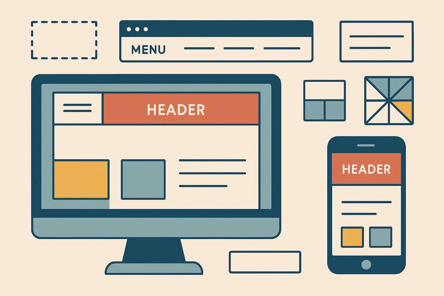 چیدمان وب سایت 02