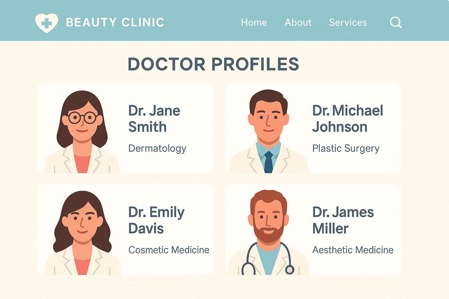 طراحی سایت کلینیک زیبایی 02