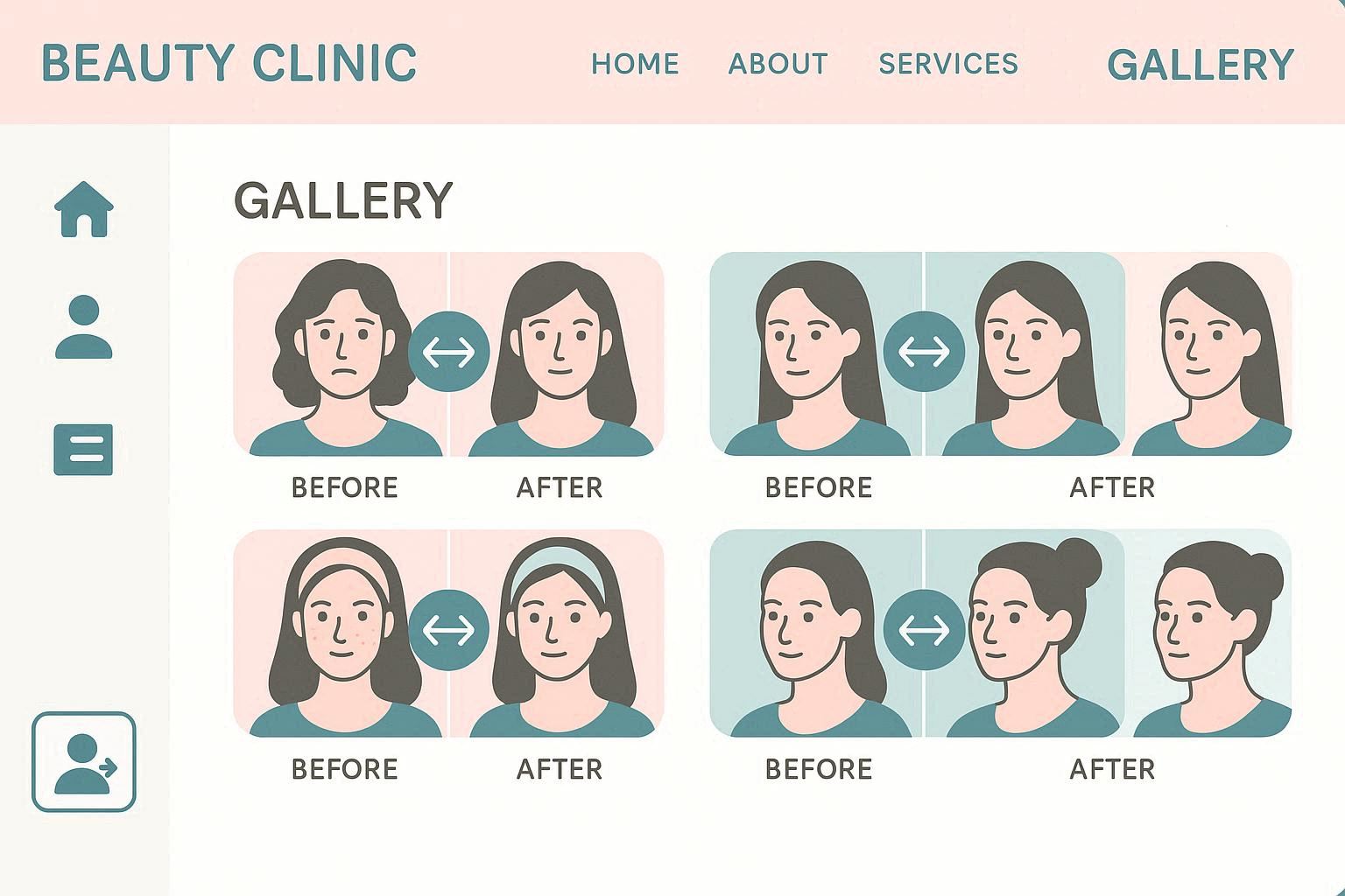 طراحی سایت کلینیک زیبایی 03