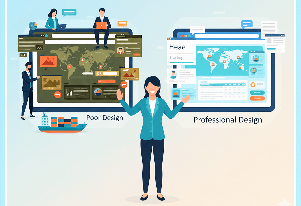 طراحی سایت شرکت بازرگانی صادرات و واردات 05