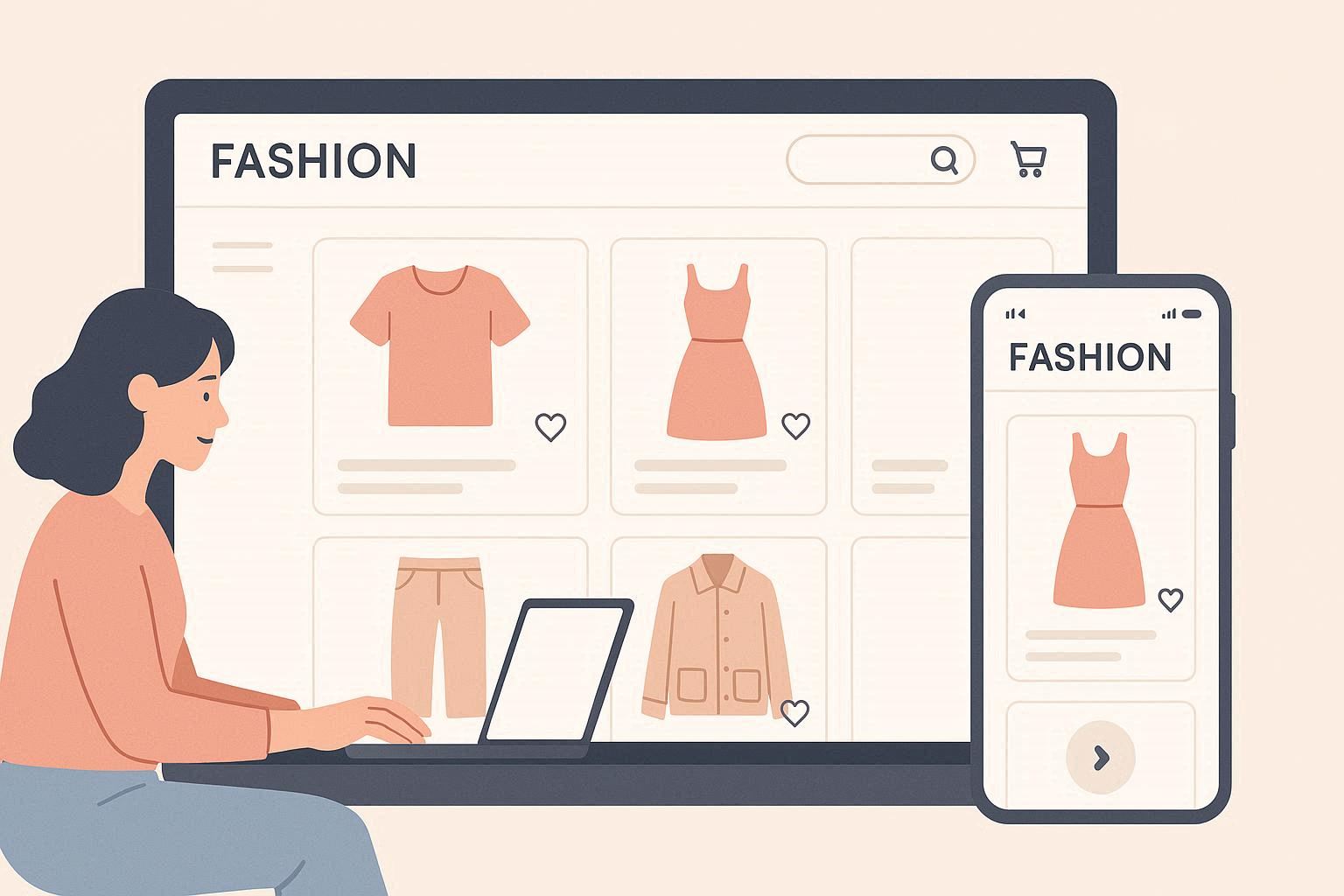 طراحی سایت پوشاک 01