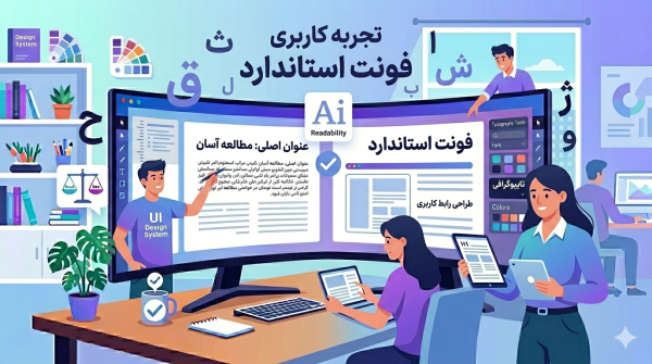 انتخاب فونت سایت 02
