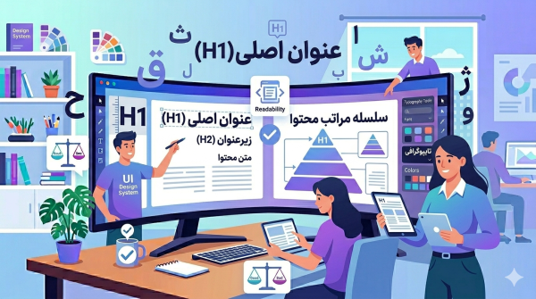 انتخاب فونت سایت 04