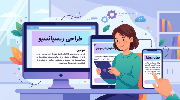 انتخاب فونت سایت 05