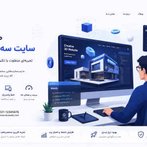 طراحی سایت سه بعدی