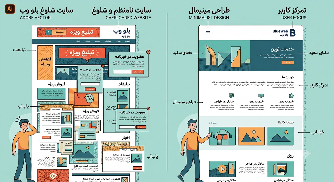 اشتباهات رایج طراحی سایت 05