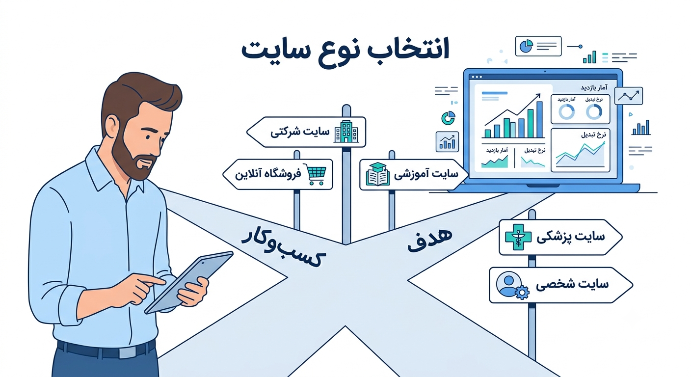 انواع سایت 01