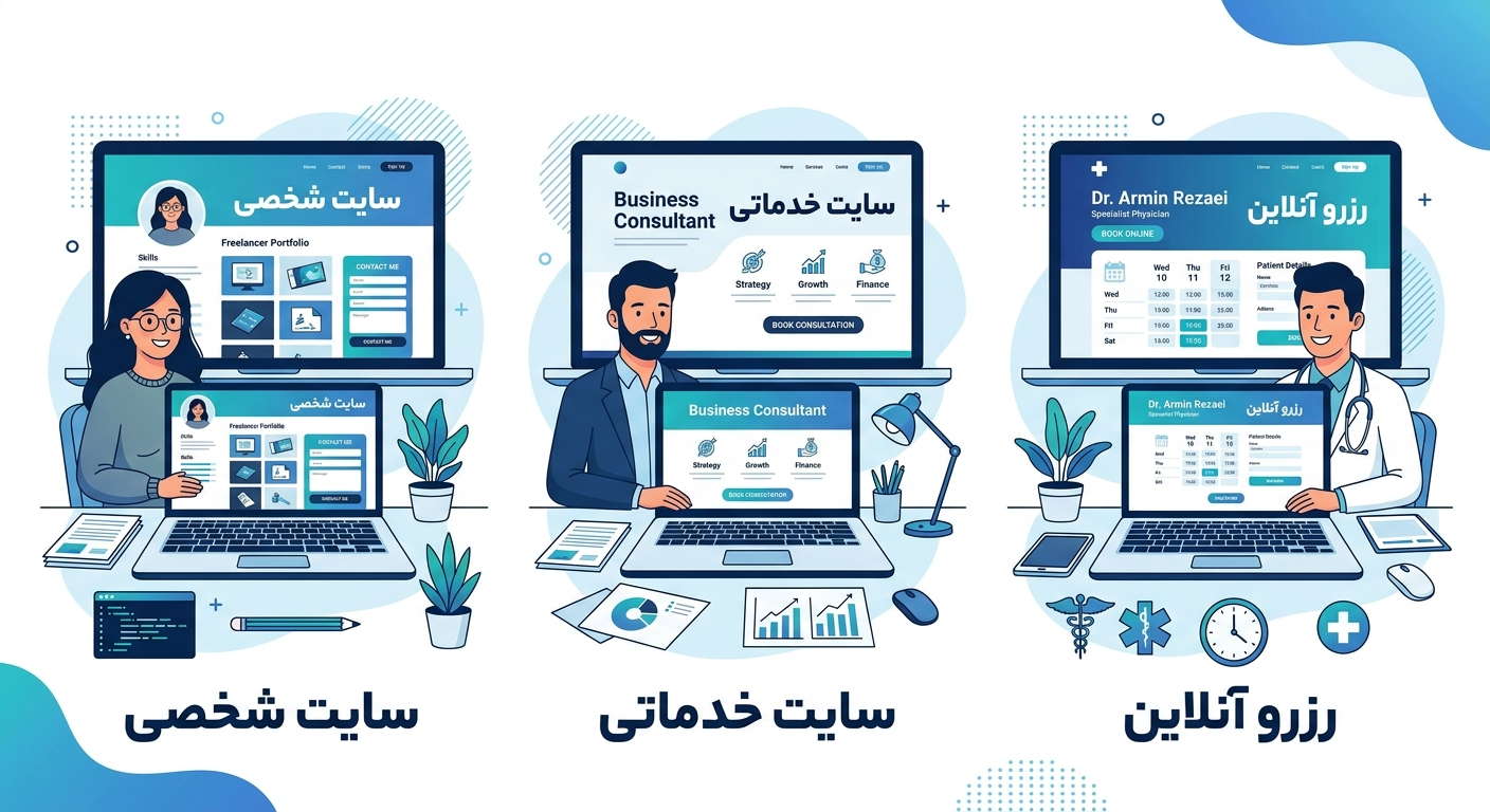 انواع سایت 04
