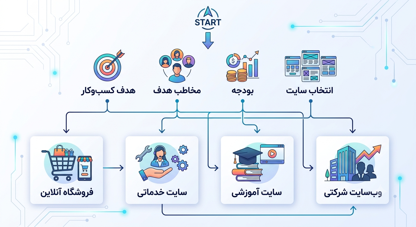 انواع سایت 07