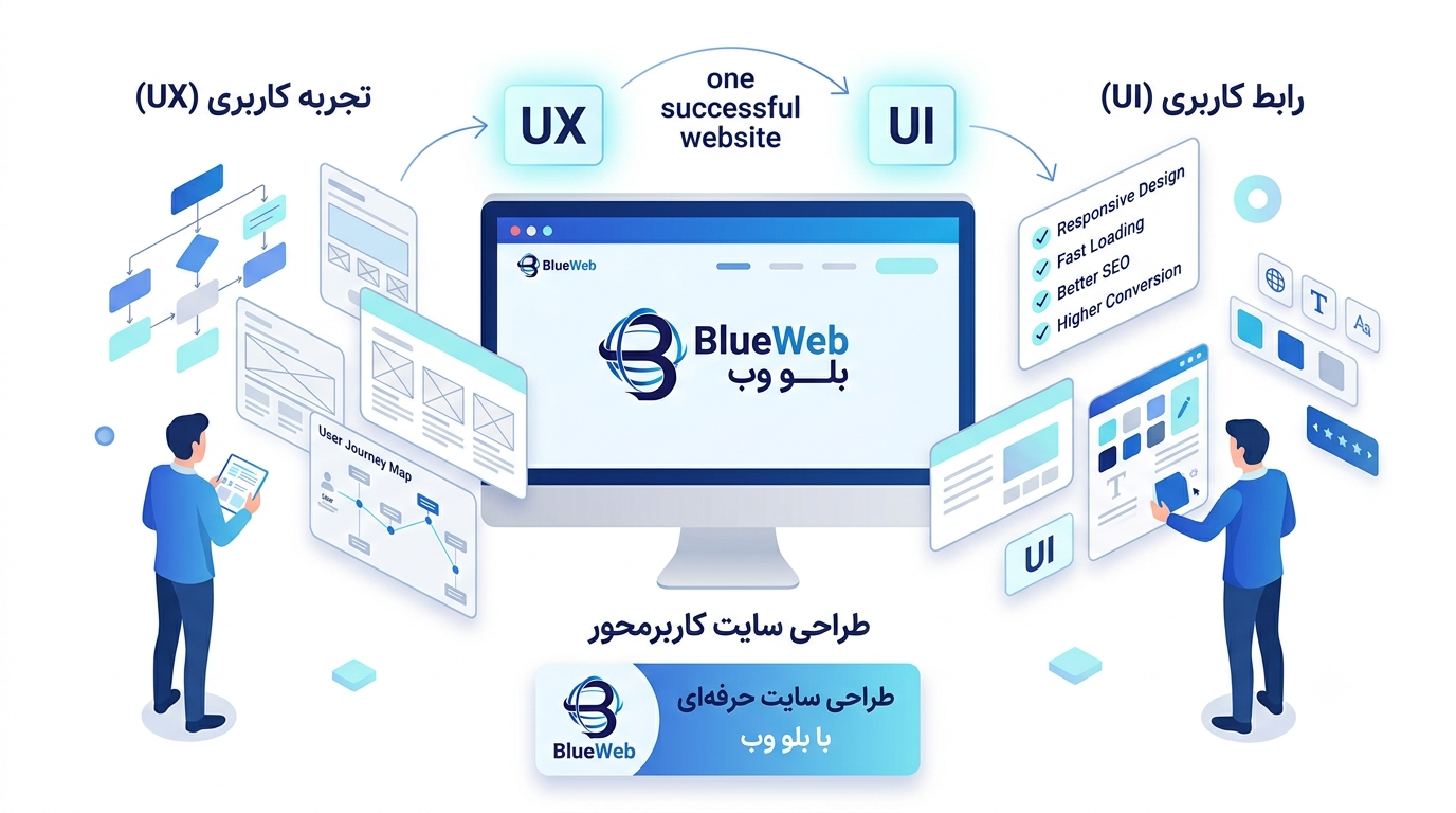 تجربه کاربری و رابط کاربری در طراحی سایت